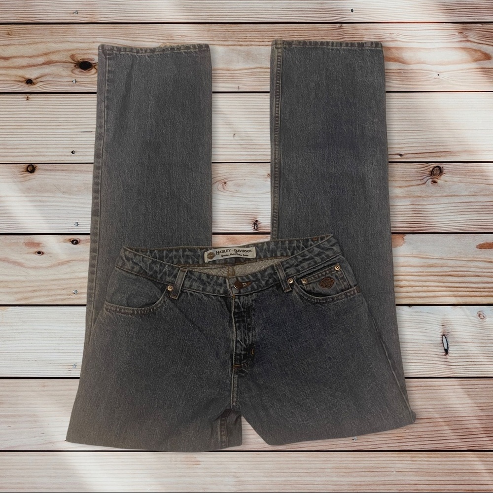 Harley-Davidson Women's Straight Leg Blue Jeans